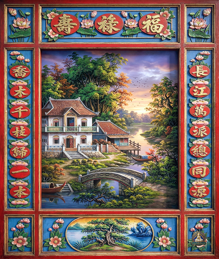 TRANH CỬU HUYỀN THẤT TỔ